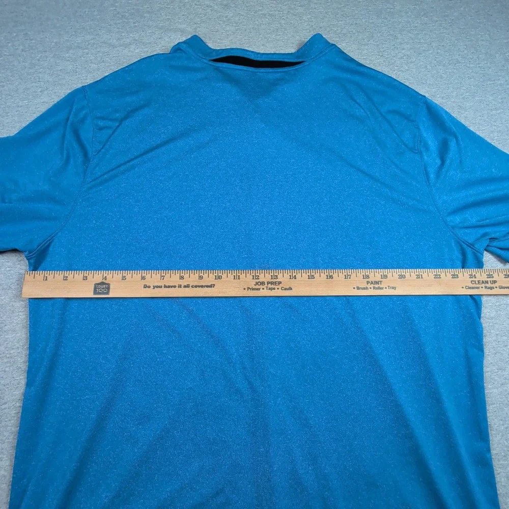 Nike Golf Dri-FIT Blade Collar Polo Shirt Mens XL Blue Heather CT1941-406